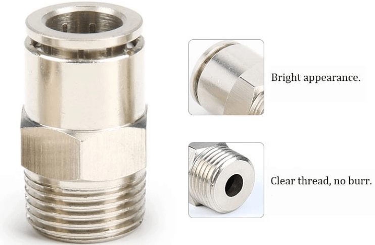 Buying direct from china PC Series Metal Pneumatic Quick Connector best price one touch connector 2